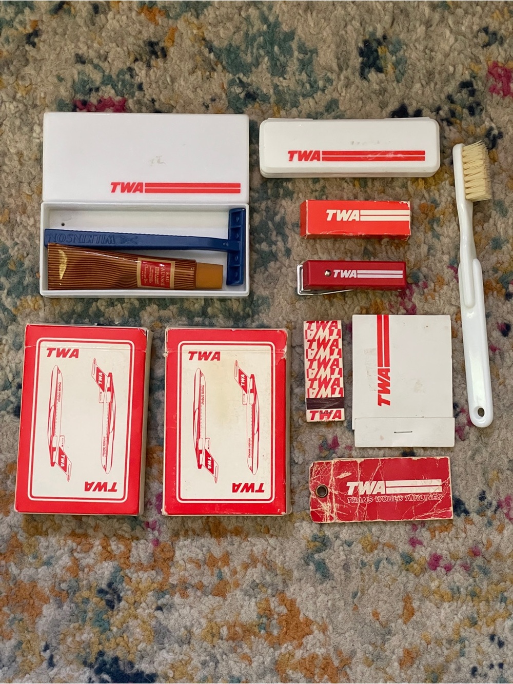 Lot of Vintage TWA Items